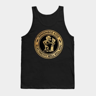 Vintage Remember Black Retro Tank Top